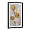 Amapolas Doradas En Taupe Ii - Tim OToole | Cuadro decorativo de Canvas Lab