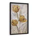 Amapolas Doradas En Taupe Ii - Tim OToole | Cuadro decorativo de Canvas Lab