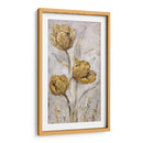 Amapolas Doradas En Taupe Ii - Tim OToole | Cuadro decorativo de Canvas Lab