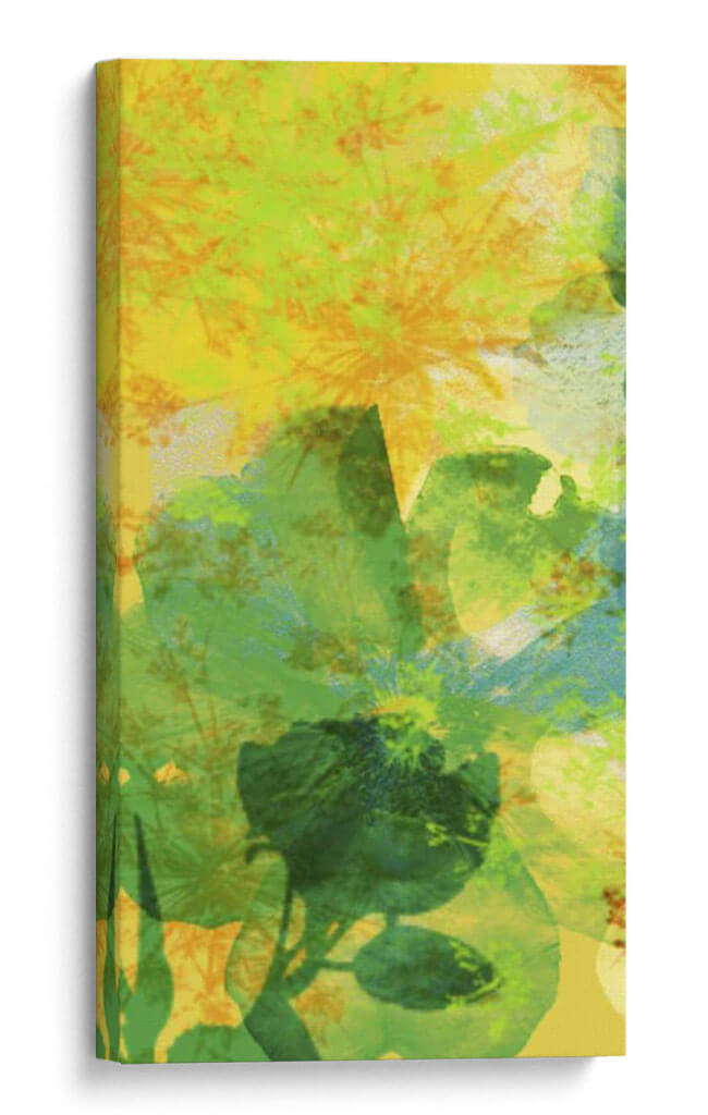 Teal Y Siluetas I - Ricki Mountain | Cuadro decorativo de Canvas Lab