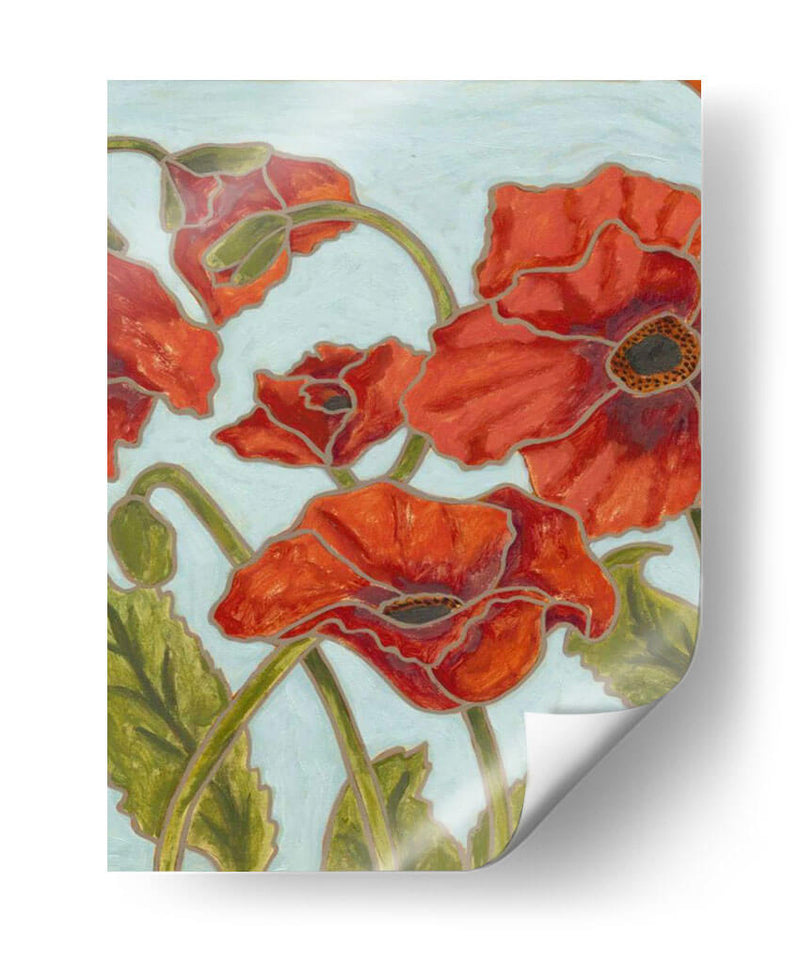 Poppy Talk I - Karen Deans | Cuadro decorativo de Canvas Lab