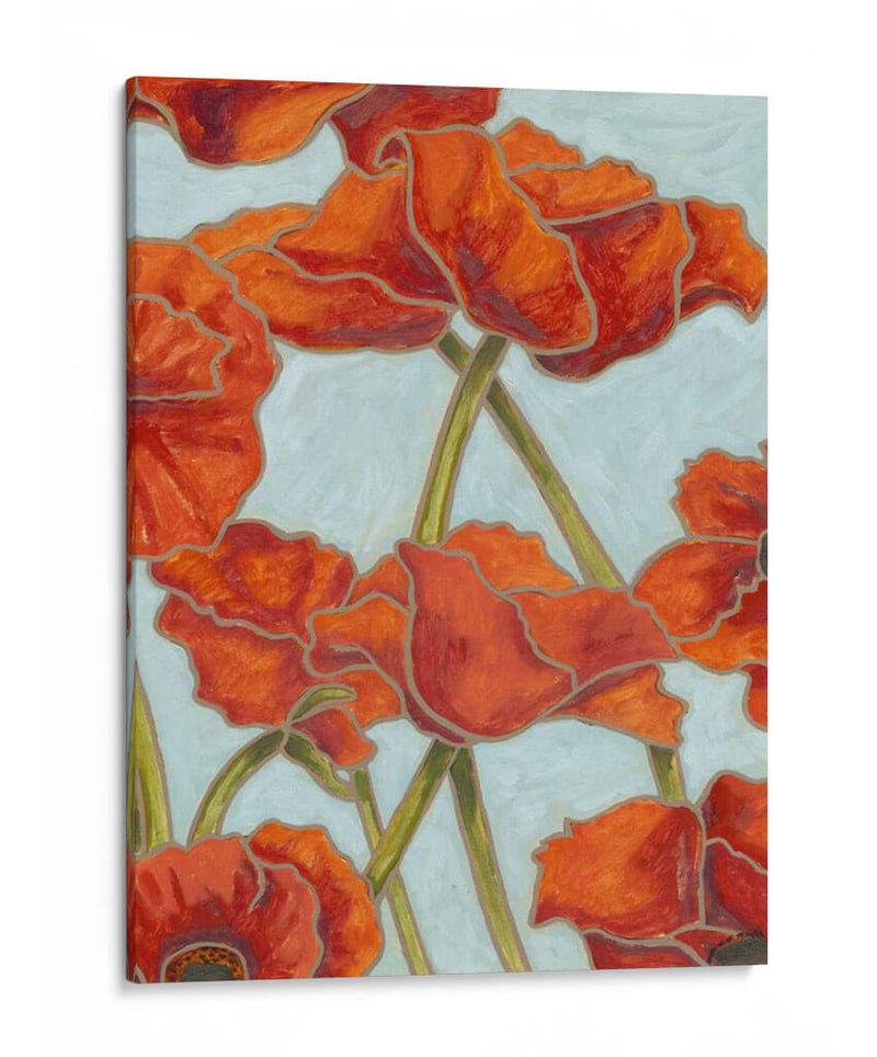 Poppy Talk Ii - Karen Deans | Cuadro decorativo de Canvas Lab