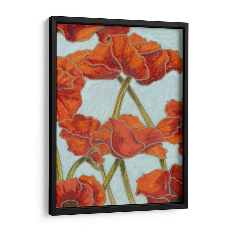 Poppy Talk Ii - Karen Deans | Cuadro decorativo de Canvas Lab