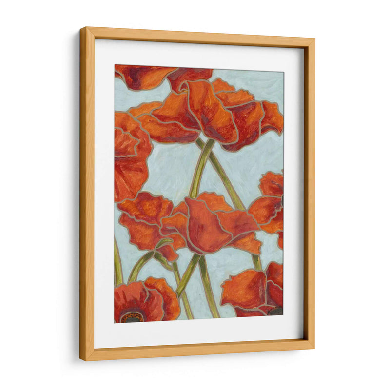 Poppy Talk Ii - Karen Deans | Cuadro decorativo de Canvas Lab