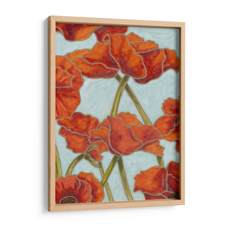 Poppy Talk Ii - Karen Deans | Cuadro decorativo de Canvas Lab