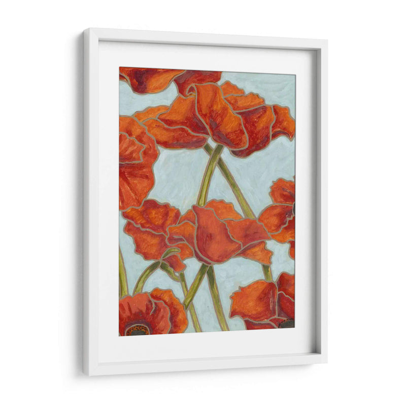 Poppy Talk Ii - Karen Deans | Cuadro decorativo de Canvas Lab