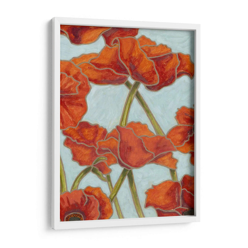 Poppy Talk Ii - Karen Deans | Cuadro decorativo de Canvas Lab