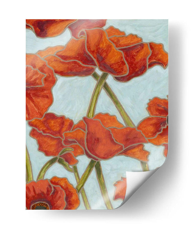 Poppy Talk Ii - Karen Deans | Cuadro decorativo de Canvas Lab