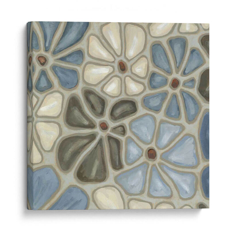 Pétalos De Azulejos Ii - Karen Deans | Cuadro decorativo de Canvas Lab