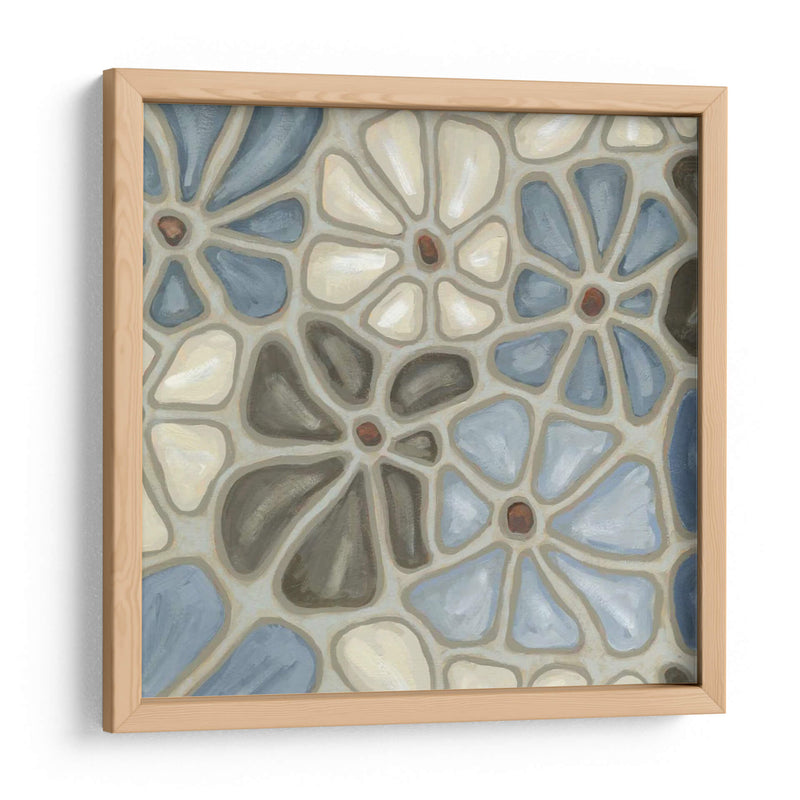 Pétalos De Azulejos Ii - Karen Deans | Cuadro decorativo de Canvas Lab