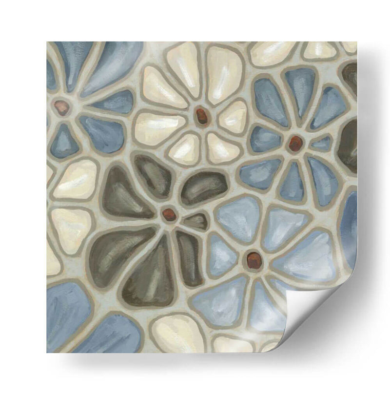 Pétalos De Azulejos Ii - Karen Deans | Cuadro decorativo de Canvas Lab