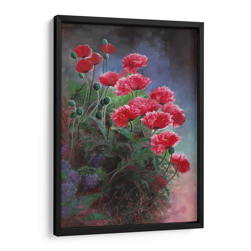 Amapolas Vibrantes - Li Bo | Cuadro decorativo de Canvas Lab