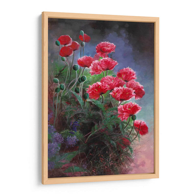 Amapolas Vibrantes - Li Bo | Cuadro decorativo de Canvas Lab