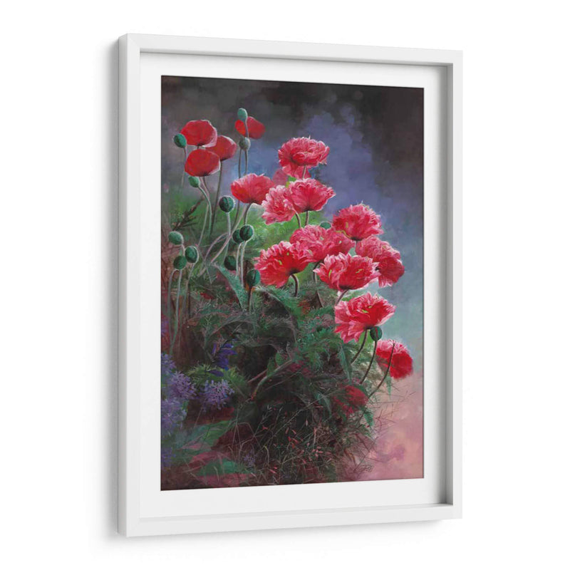 Amapolas Vibrantes - Li Bo | Cuadro decorativo de Canvas Lab