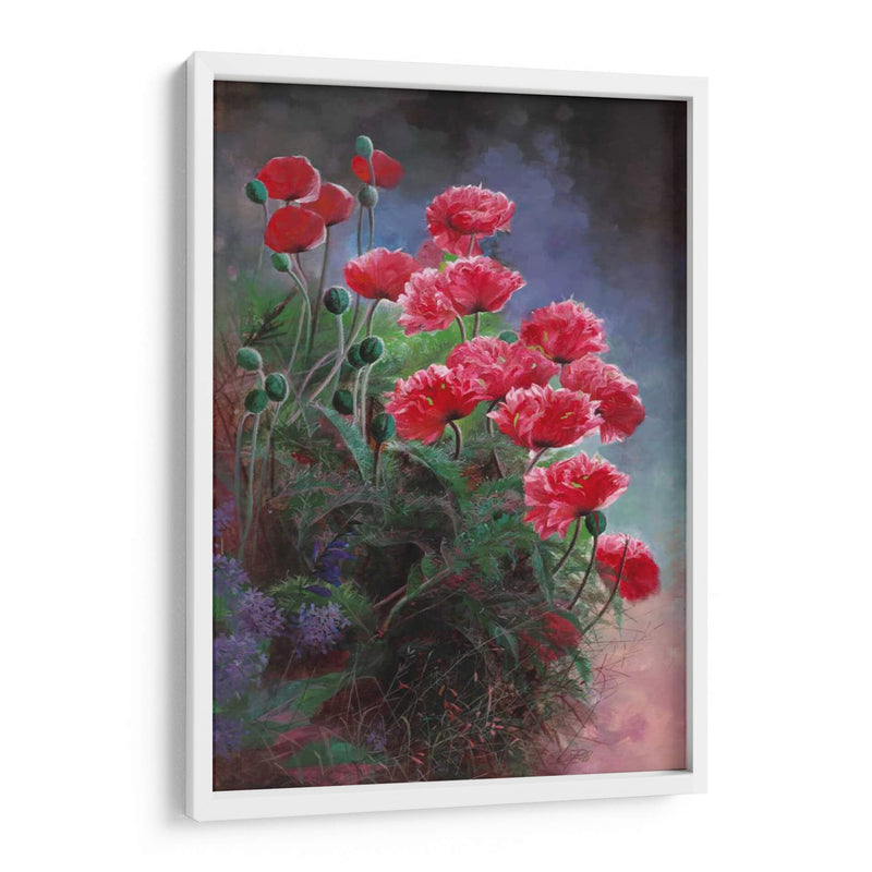 Amapolas Vibrantes - Li Bo | Cuadro decorativo de Canvas Lab