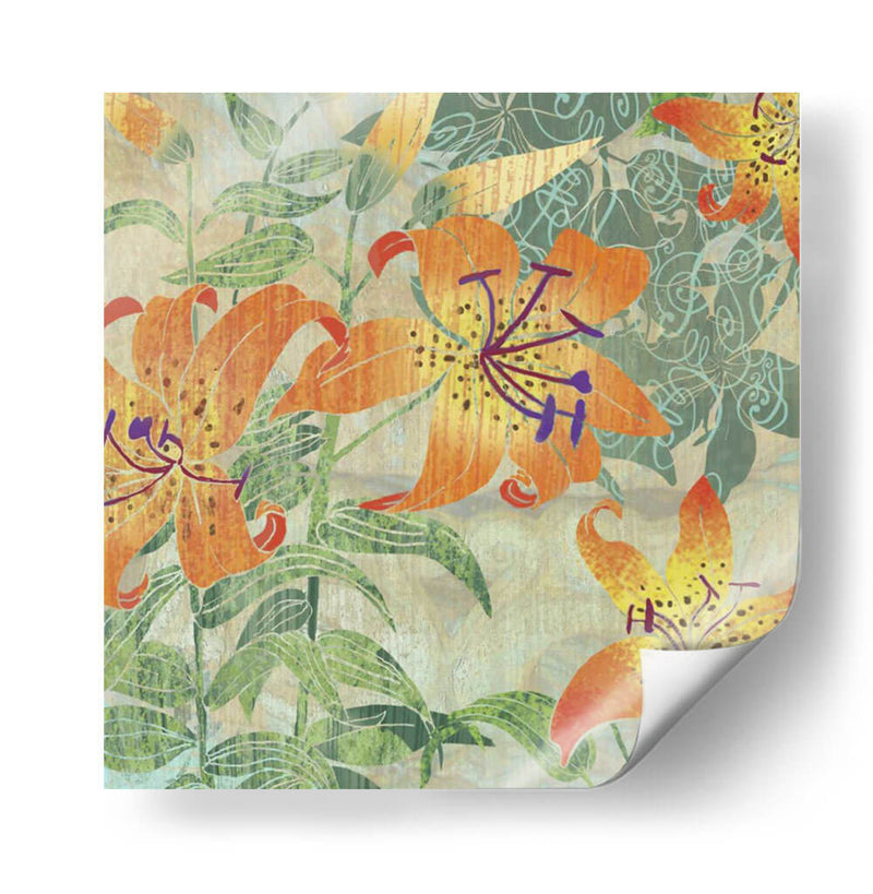 Tiger Lilies Ii - R. Collier-Morales | Cuadro decorativo de Canvas Lab