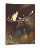 Retrato De Alces - Leo Stans | Cuadro decorativo de Canvas Lab