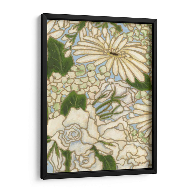 Spray De Flores Blancas Ii - Karen Deans | Cuadro decorativo de Canvas Lab