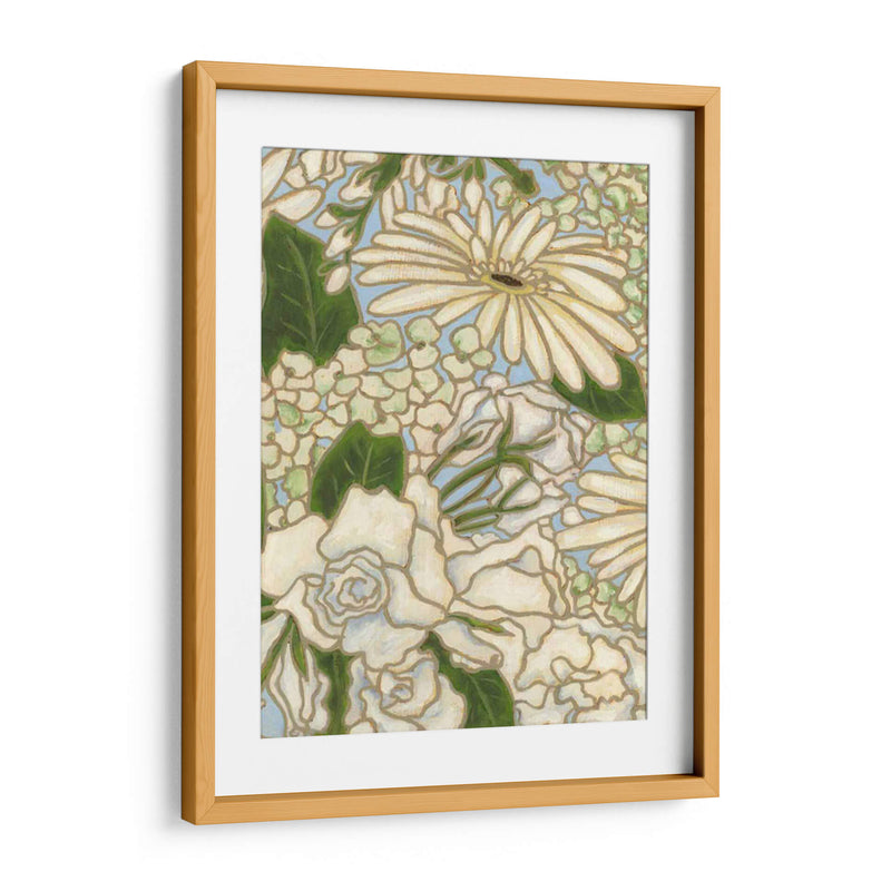 Spray De Flores Blancas Ii - Karen Deans | Cuadro decorativo de Canvas Lab