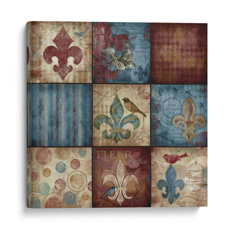 French Moderne 9-Patch - Beth Anne Creative | Cuadro decorativo de Canvas Lab