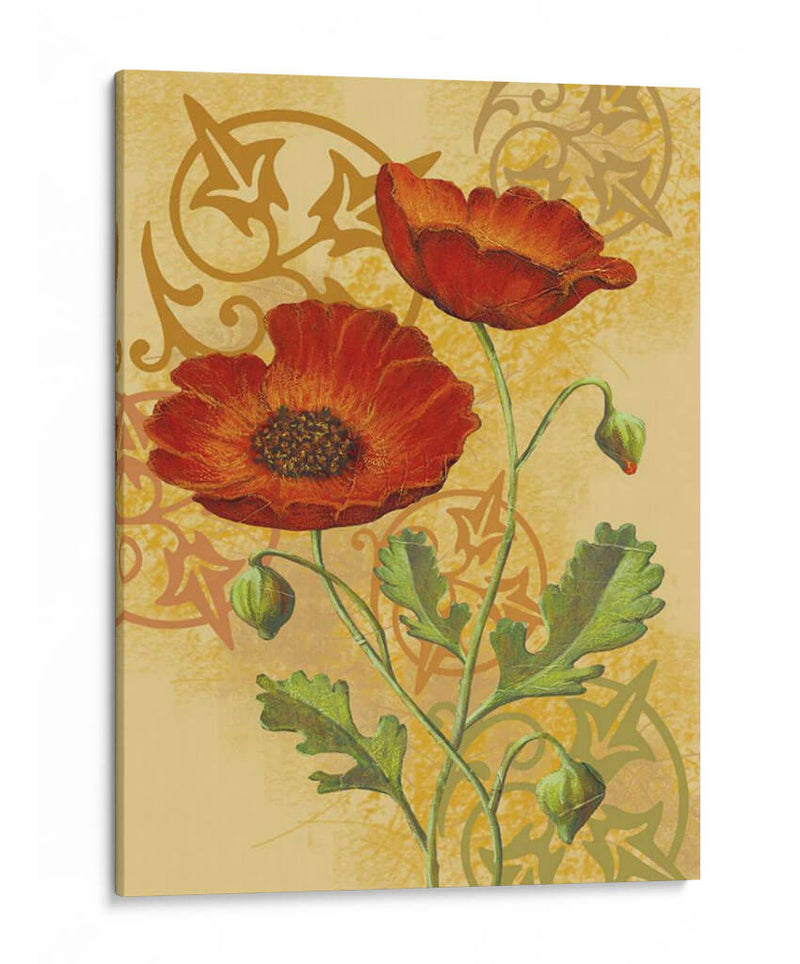 Amapolas En Oro I - Louise Max | Cuadro decorativo de Canvas Lab