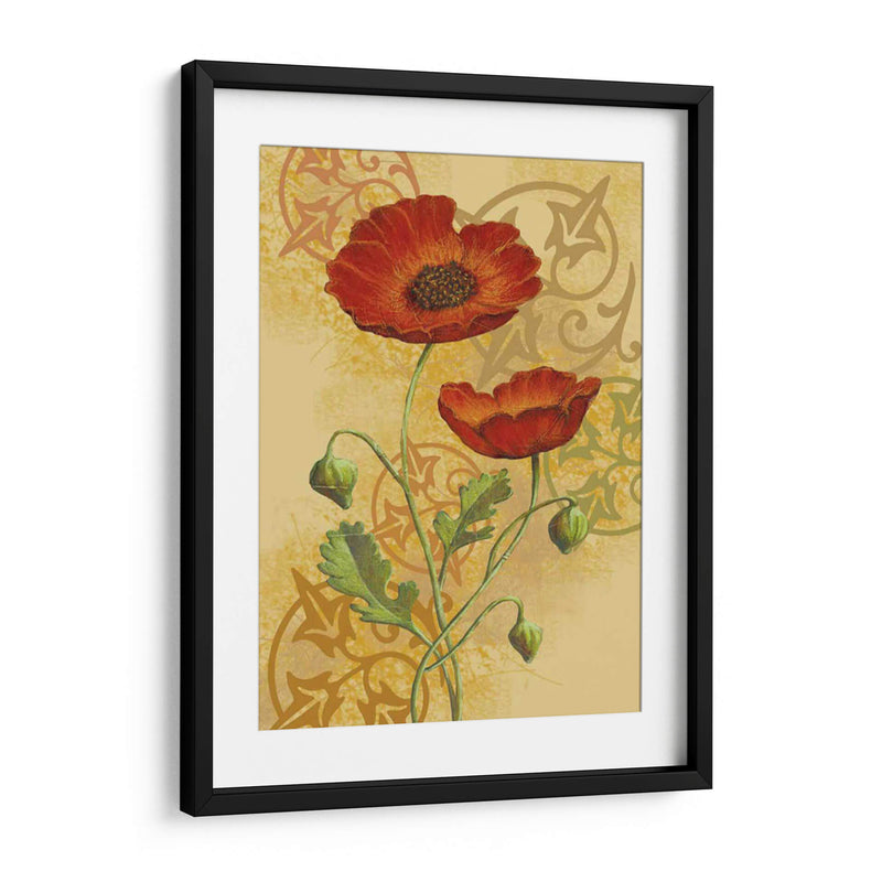 Amapolas En Oro Ii - Louise Max | Cuadro decorativo de Canvas Lab