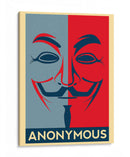 Anonymous Hacker - Roge I. Luis | Cuadro decorativo de Canvas Lab