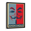 Anonymous Hacker - Roge I. Luis | Cuadro decorativo de Canvas Lab