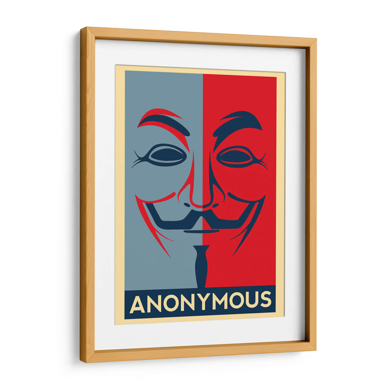 Anonymous Hacker - Roge I. Luis | Cuadro decorativo de Canvas Lab