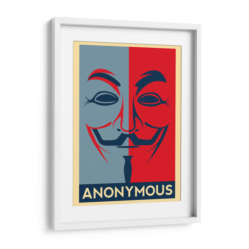 Anonymous Hacker - Roge I. Luis | Cuadro decorativo de Canvas Lab