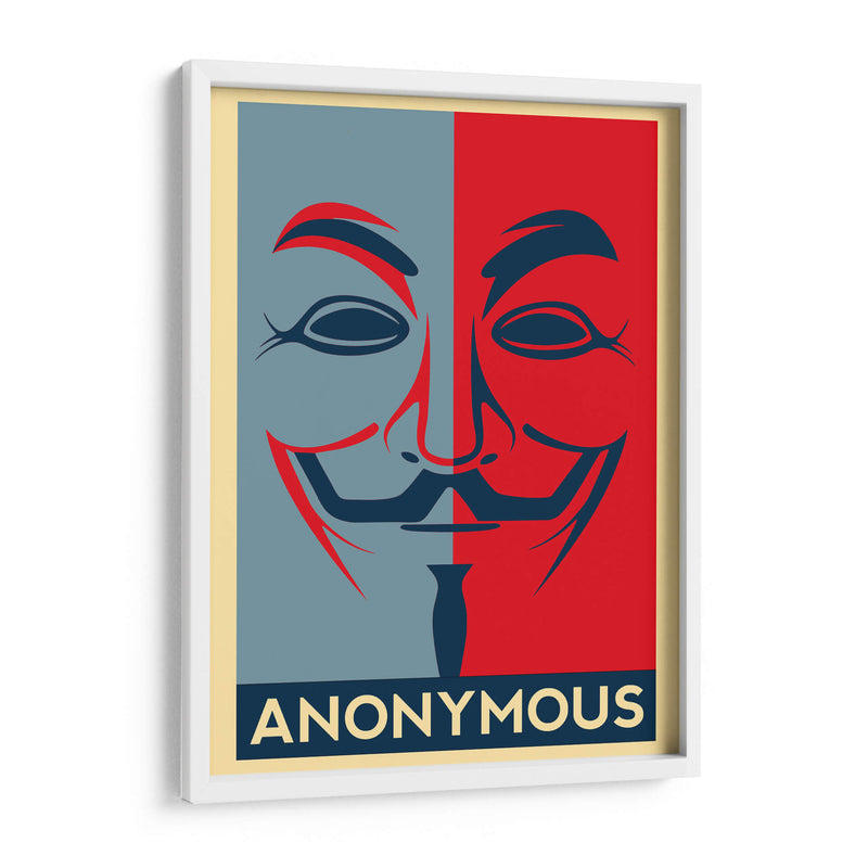 Anonymous Hacker - Roge I. Luis | Cuadro decorativo de Canvas Lab