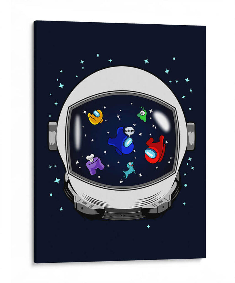 Astronauta Among US - Roge I. Luis | Cuadro decorativo de Canvas Lab