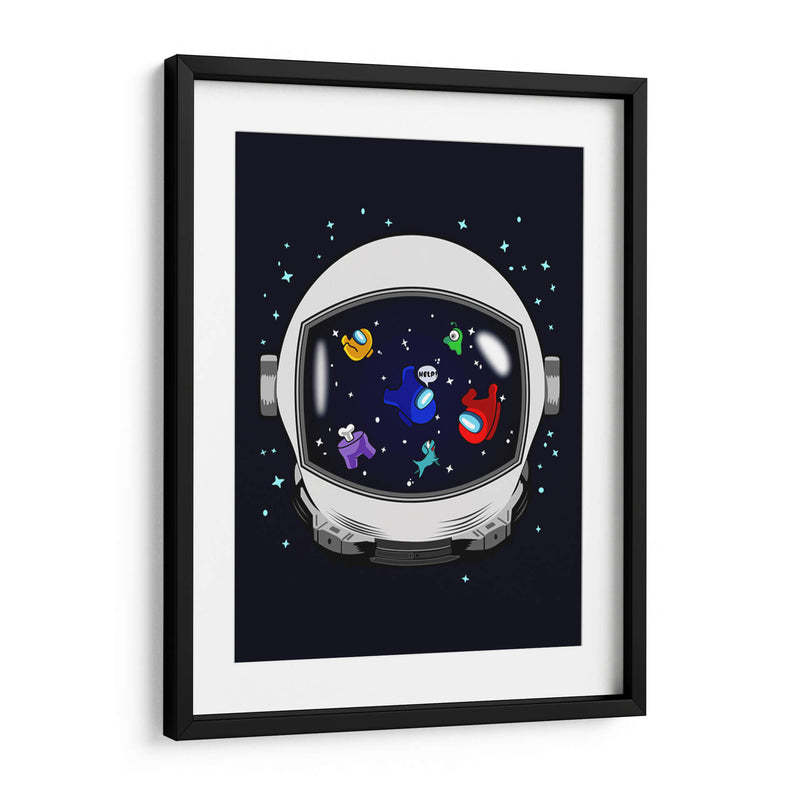 Astronauta Among US - Roge I. Luis | Cuadro decorativo de Canvas Lab