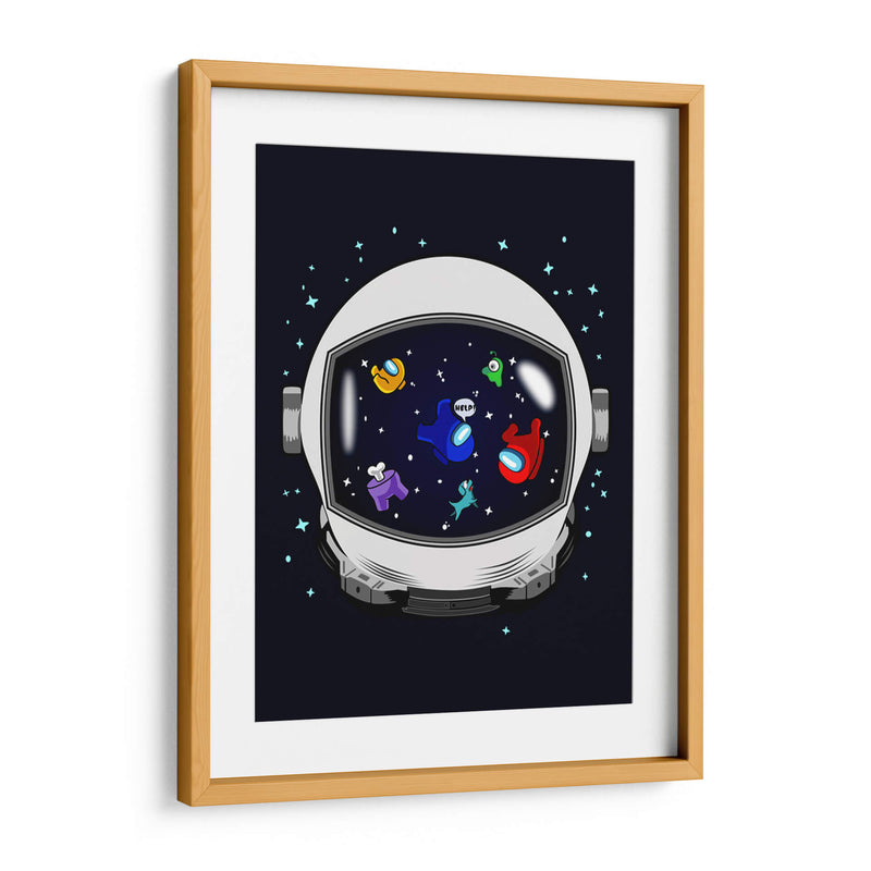 Astronauta Among US - Roge I. Luis | Cuadro decorativo de Canvas Lab