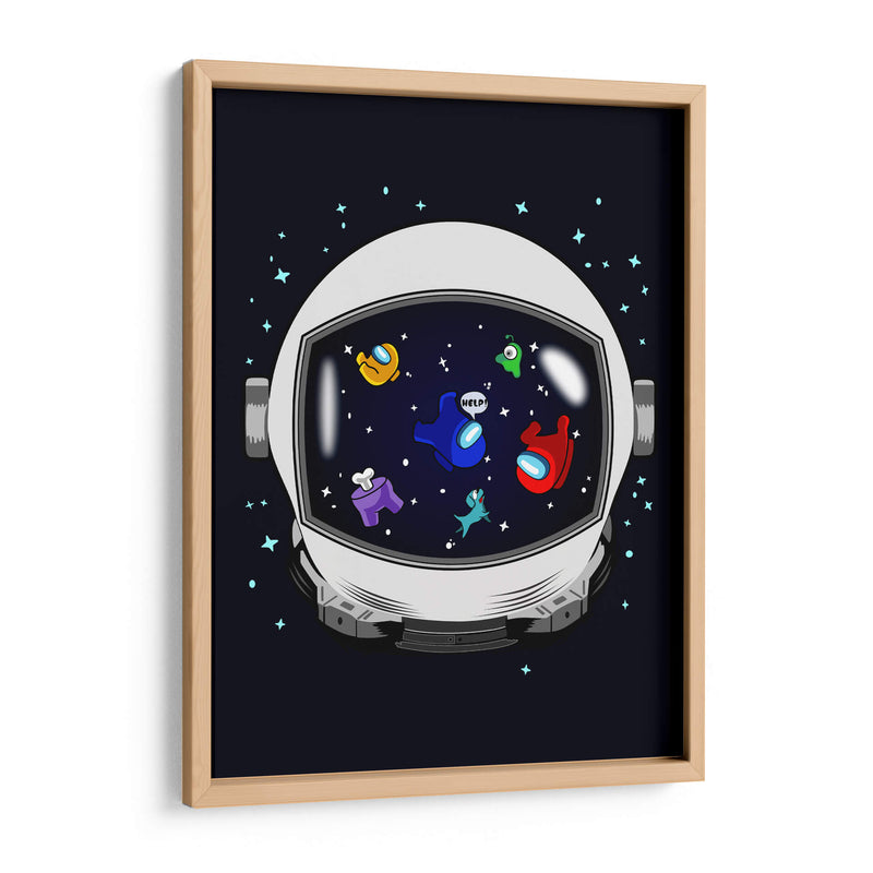 Astronauta Among US - Roge I. Luis | Cuadro decorativo de Canvas Lab
