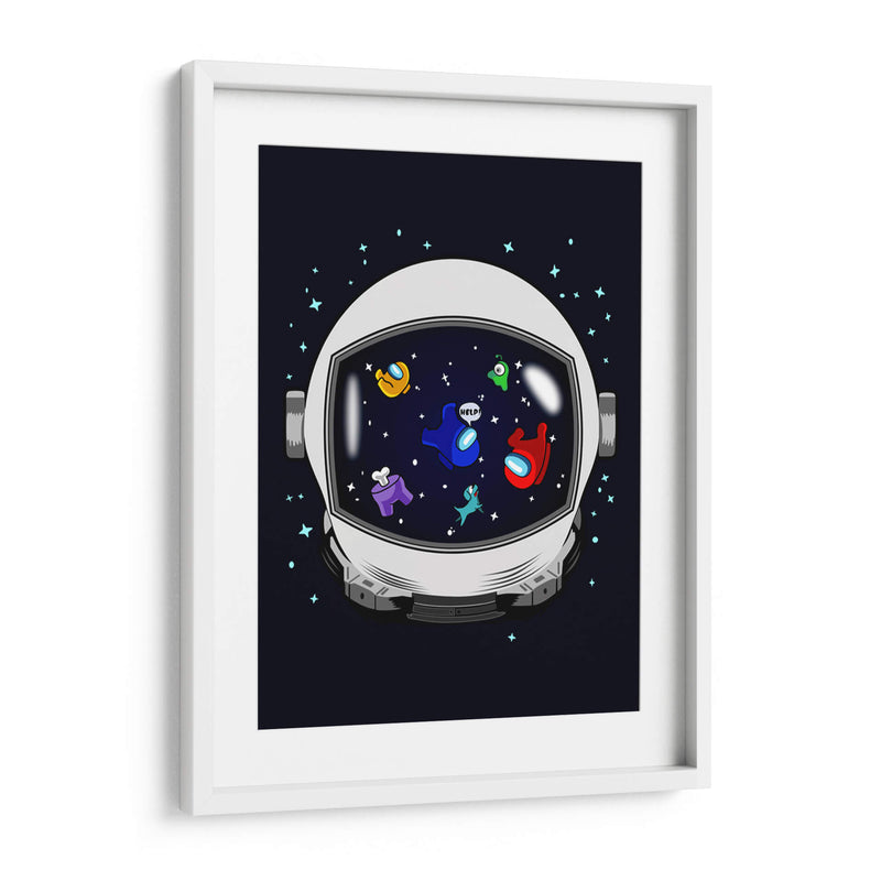 Astronauta Among US - Roge I. Luis | Cuadro decorativo de Canvas Lab