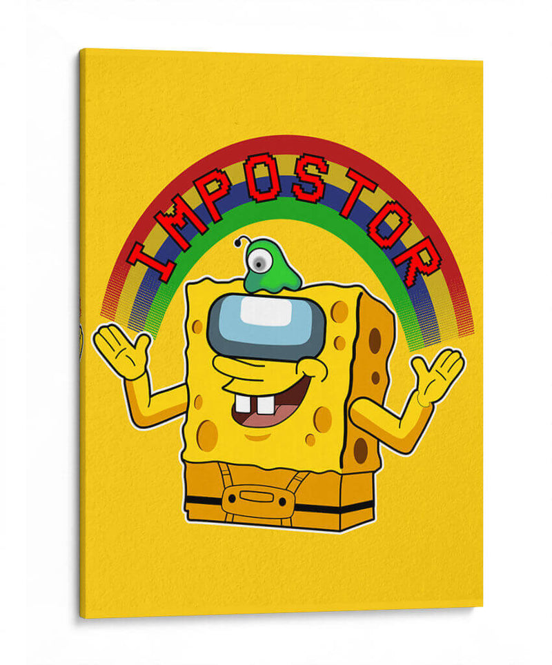 Bob Esponja Impostor - Roge I. Luis | Cuadro decorativo de Canvas Lab
