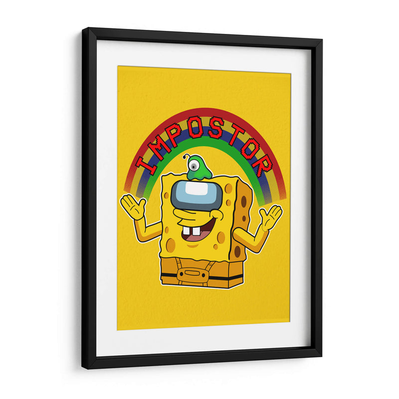 Bob Esponja Impostor - Roge I. Luis | Cuadro decorativo de Canvas Lab