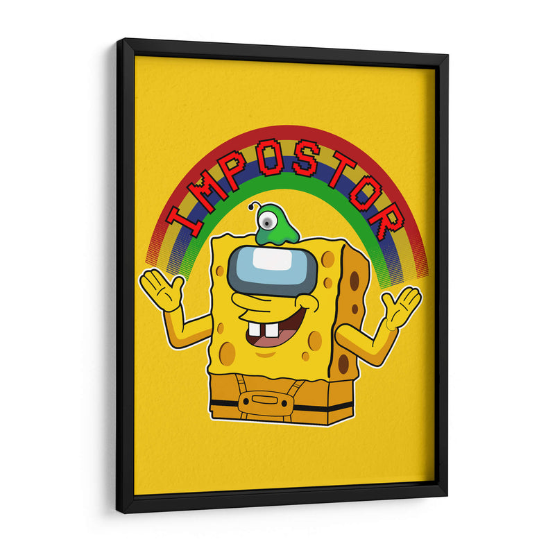 Bob Esponja Impostor - Roge I. Luis | Cuadro decorativo de Canvas Lab