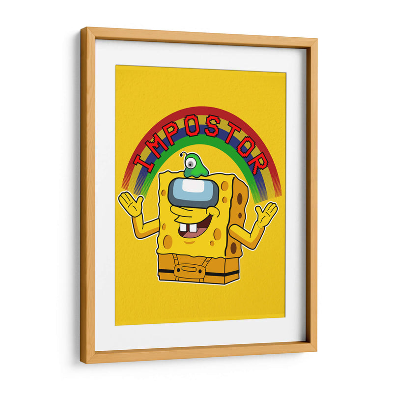 Bob Esponja Impostor - Roge I. Luis | Cuadro decorativo de Canvas Lab