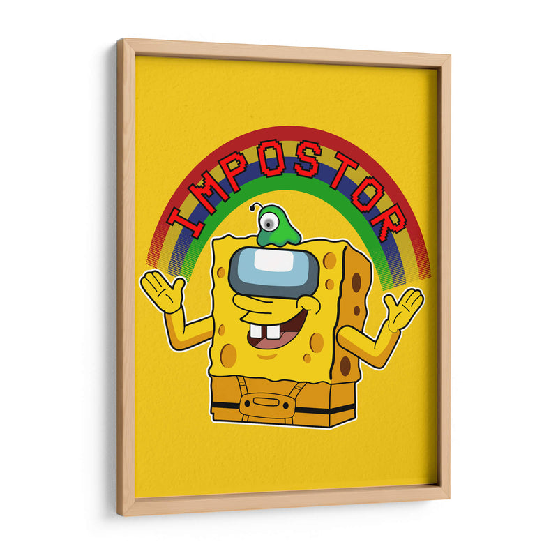 Bob Esponja Impostor - Roge I. Luis | Cuadro decorativo de Canvas Lab