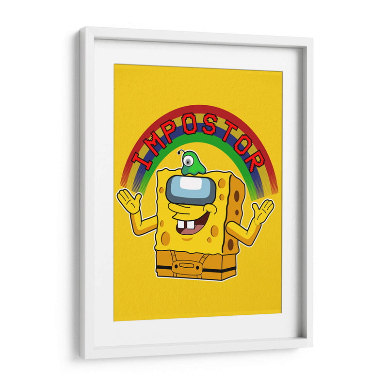 Bob Esponja Impostor - Roge I. Luis | Cuadro decorativo de Canvas Lab