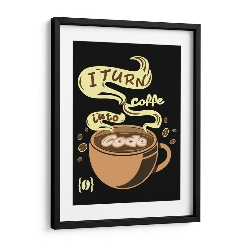 Café y programación - Roge I. Luis | Cuadro decorativo de Canvas Lab