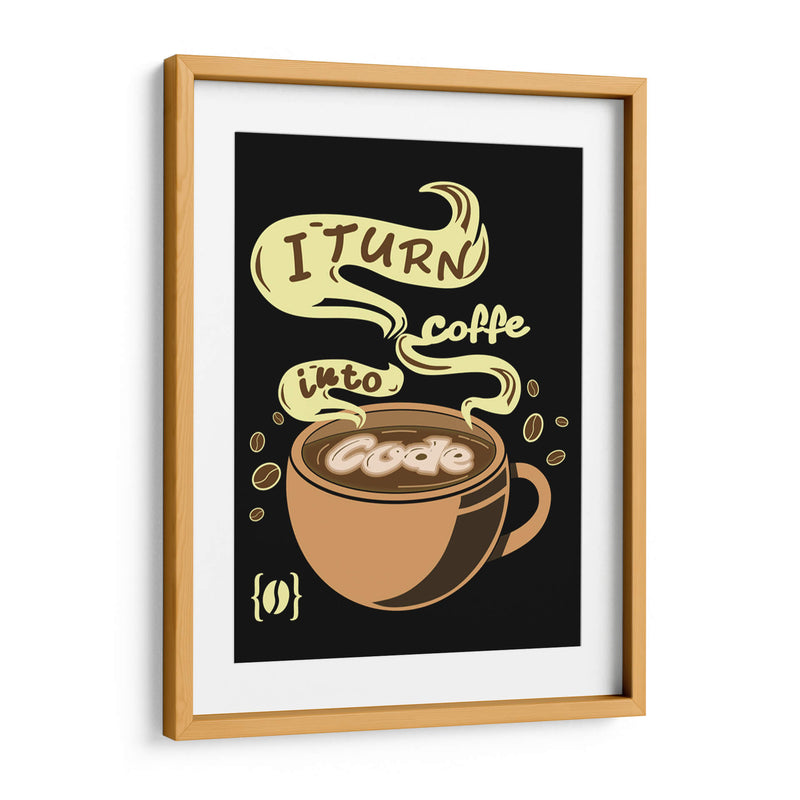 Café y programación - Roge I. Luis | Cuadro decorativo de Canvas Lab