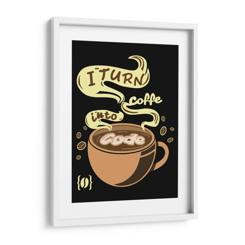 Café y programación - Roge I. Luis | Cuadro decorativo de Canvas Lab