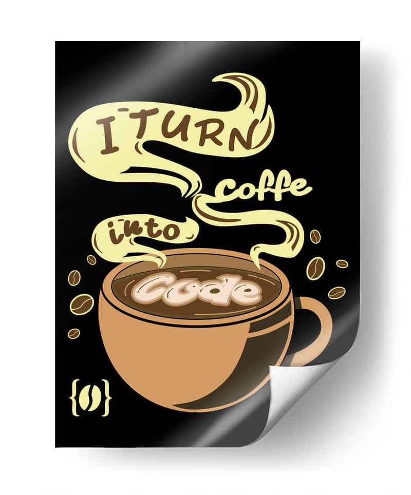Café y programación - Roge I. Luis | Cuadro decorativo de Canvas Lab