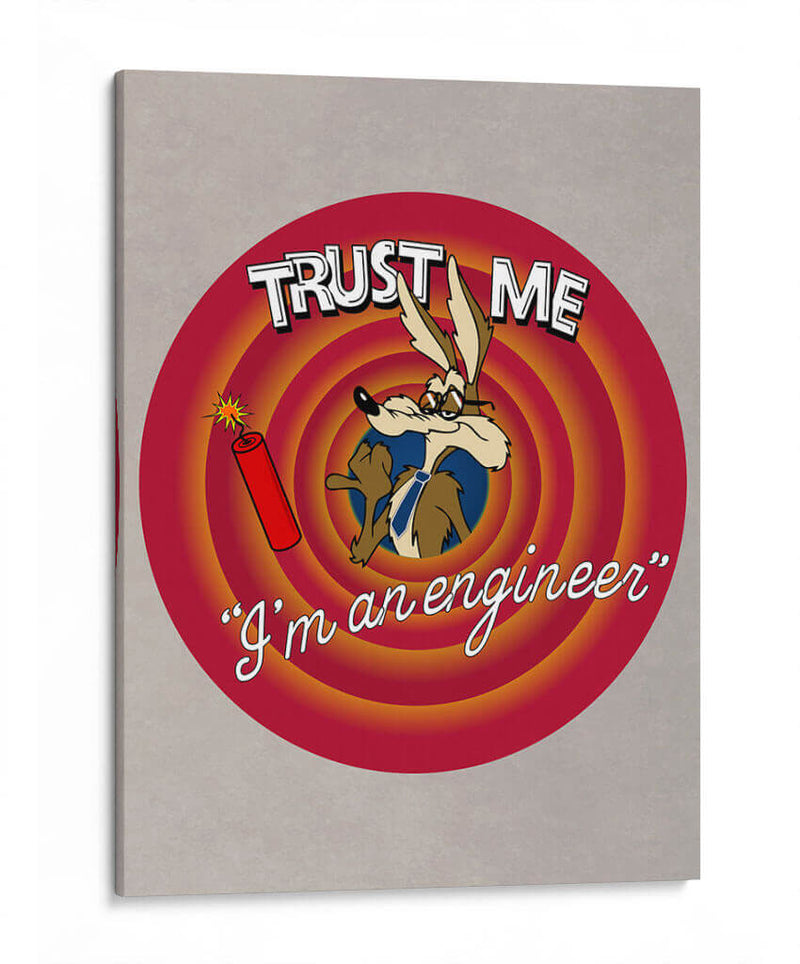 Frase Divertida Looney Tunes - Roge I. Luis | Cuadro decorativo de Canvas Lab