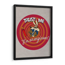 Frase Divertida Looney Tunes - Roge I. Luis | Cuadro decorativo de Canvas Lab