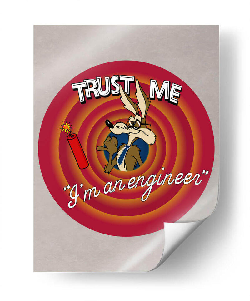 Frase Divertida Looney Tunes - Roge I. Luis | Cuadro decorativo de Canvas Lab