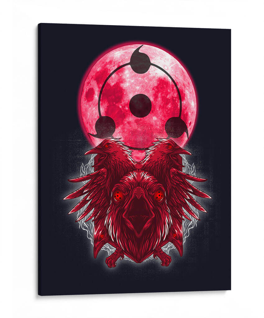 Itachi Luna Sangrienta - Roge I. Luis | Cuadro decorativo de Canvas Lab